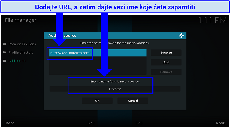 Graphic showing how to name an unofficial Kodi Add-on